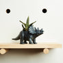 Triceratops Dinosaur Planter (+ cactus / succulent)