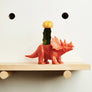 Triceratops Dinosaur Planter (+ cactus / succulent)