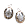 Sheriff Shield Earrings by Rosita Bonita