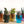 Glass Colourful Plant Pots