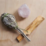 Holistic Combo: White Sage, Palo Santo & a Crystal.