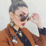 Sheriff Shield Earrings by Rosita Bonita
