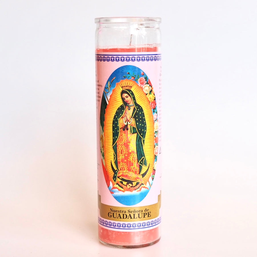 Prayer Candle: Mexican Virgin Mary Votive