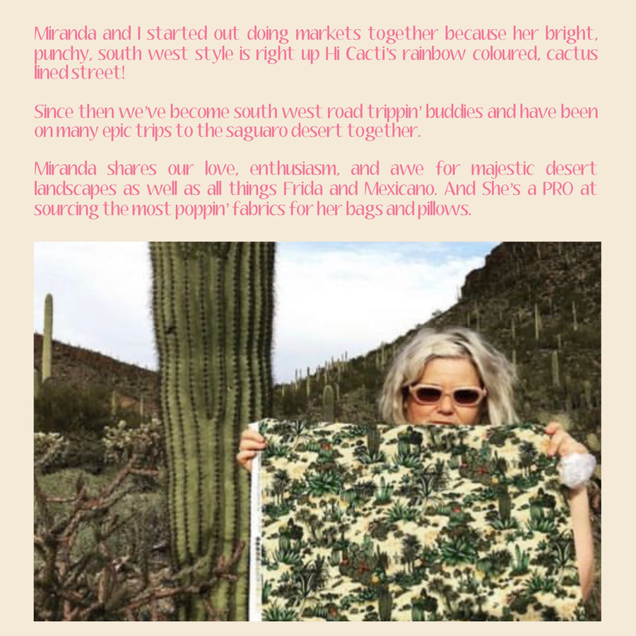 Cactus Desert Make-up Bag