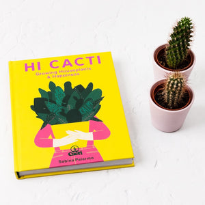 growing succulents indoors book Hi Cacti: Growing Houseplants & Happiness hardcover book