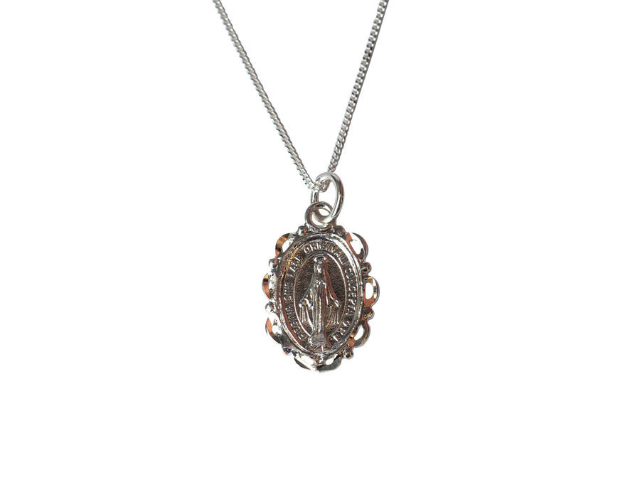 Virgin Mary Necklace: Mexican Shrine Jewellery