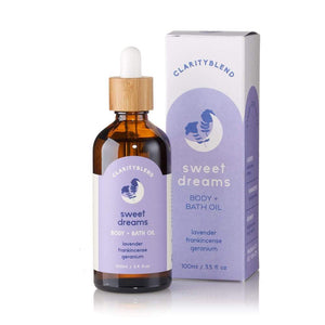 Clarity Blend Body & Bath Oil Hi Cacti England natural vegan essential oil lavender sleep relax brighton