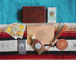 Mystical New Year Self Care Kit Hi Cacti Tarot Set & Holistics
