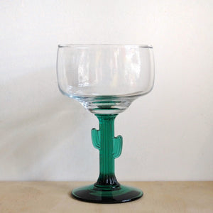 cocktail glass margarita glassware cactus fiesta mexican green plant shaped