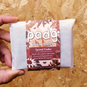 Padg Wax Melt With Wildflower Seed Packaging