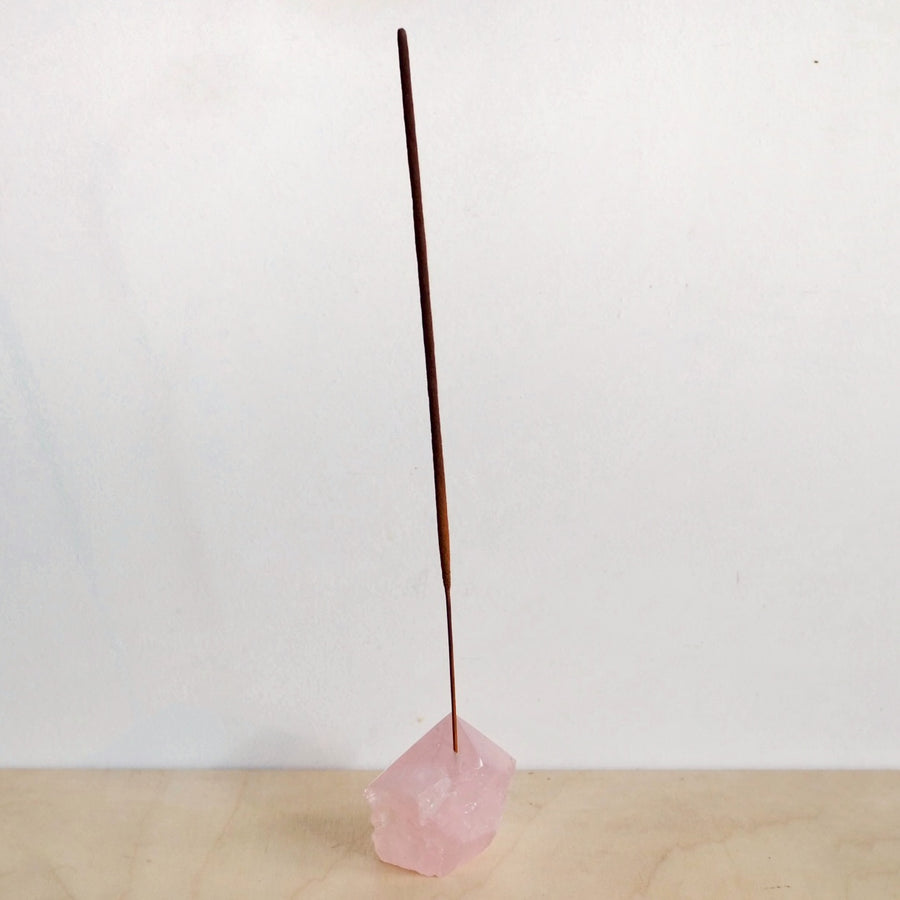Rose quartz Incense holder